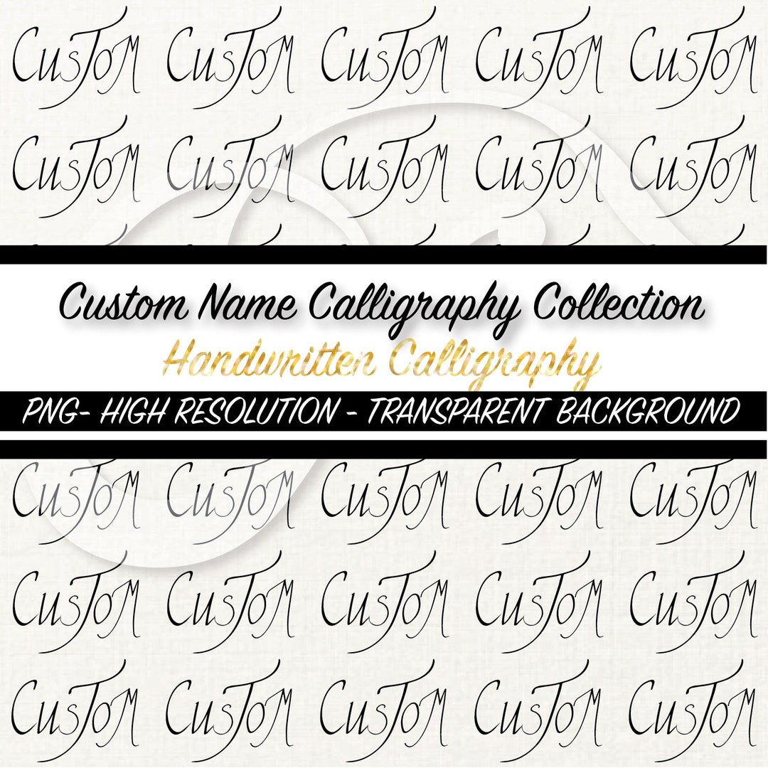 Customised Name Files Custom Name File- Hand Lettered- Wedding Invitations- Business Logo ...