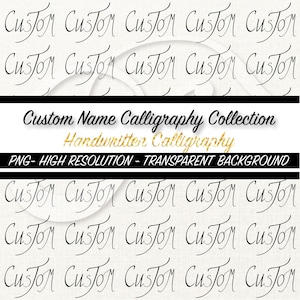 Archivo de nombre personalizado- Carta a mano- Invitaciones de boda- Logotipo de negocio- Firma- Caligrafía personalizada para la impresión- PNG- Fondo transparente