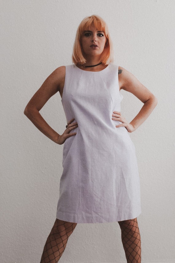 90s Lilac Shift Dress