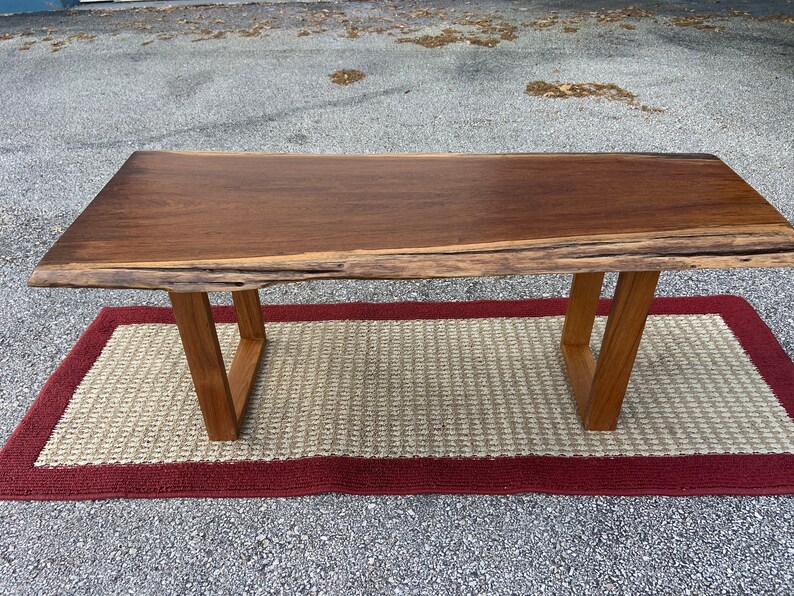Burmese teak coffee table Etsy