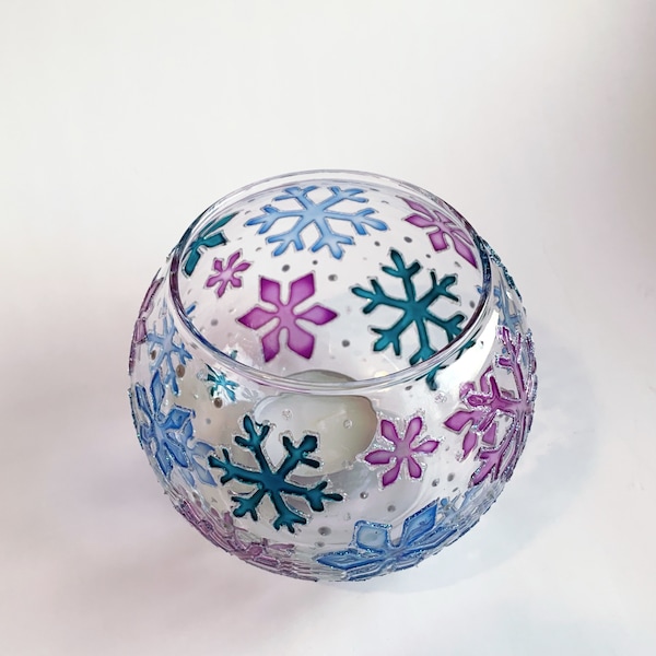 Snowflake Candle Holders Etsy