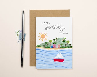 Happy Birthday To You Sailing Card