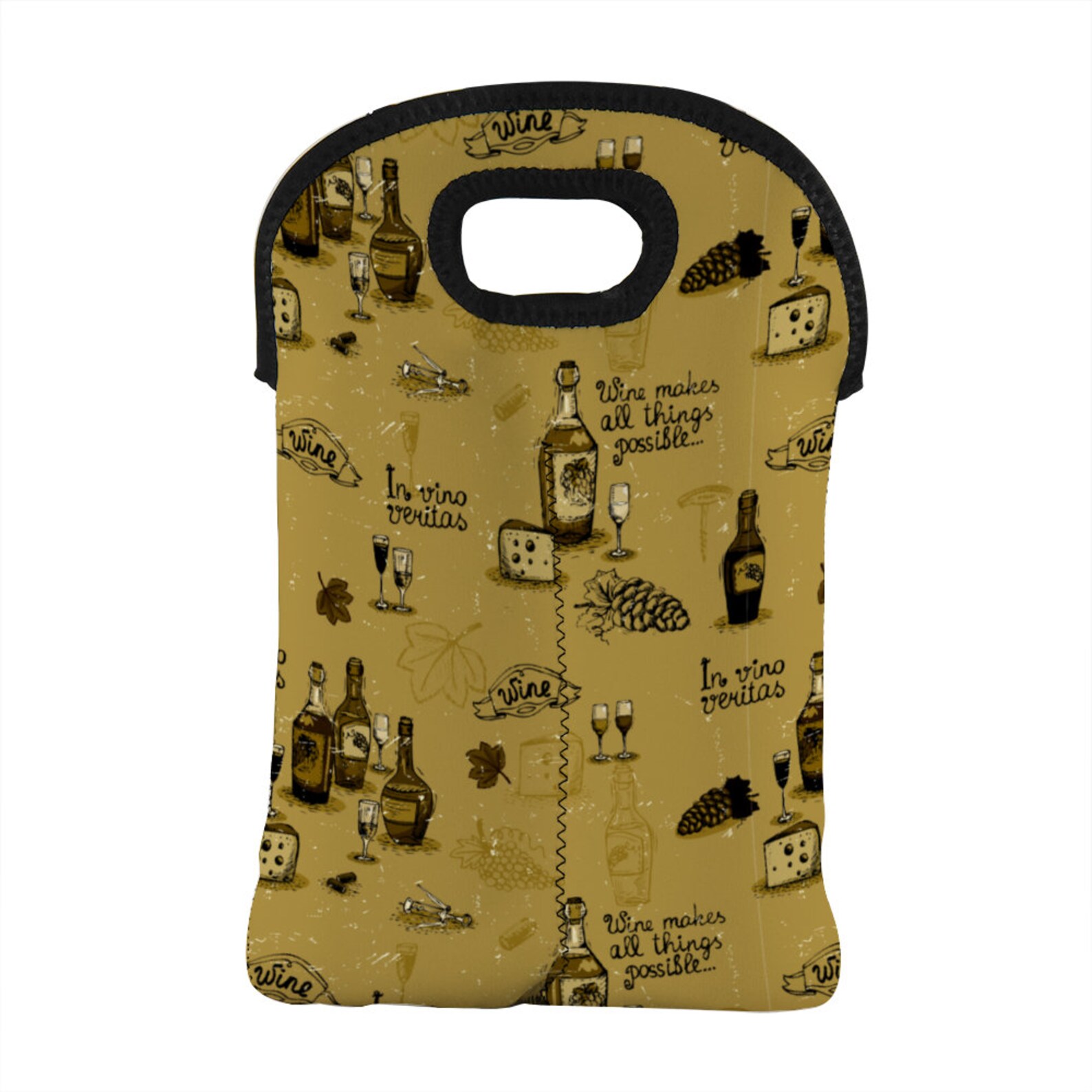 Insulated Wine Bag Insulated Wine Tote Two Bottle Wine Bag Etsy