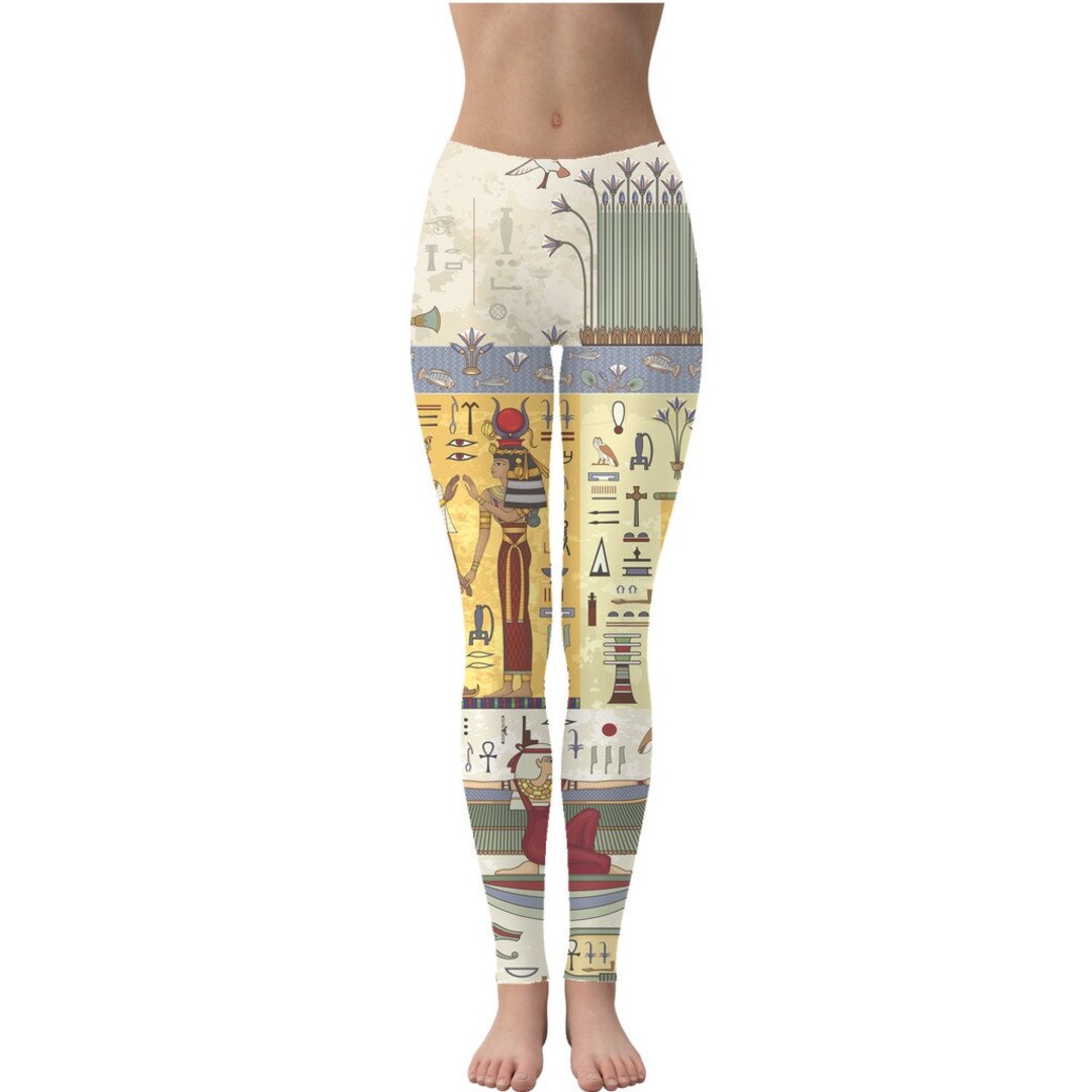Pattern Print Egyptian Women Leggings