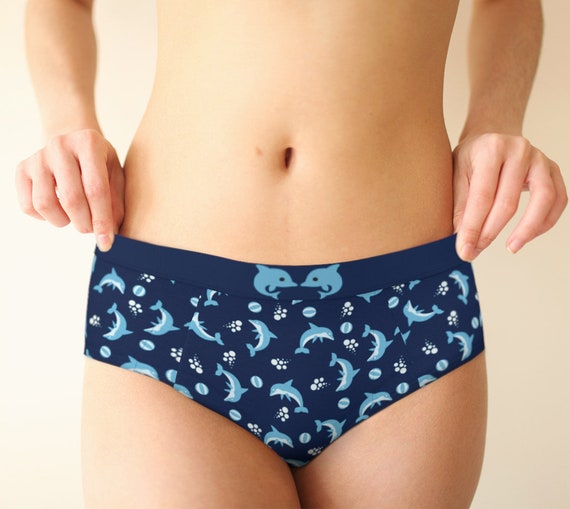 Baby Dolphin Retro Cheeky Hipster Panties for Women, Xs-xl/custom Sizes Womens  Underwear, Sexy Cute Lingerie Panties -  Canada