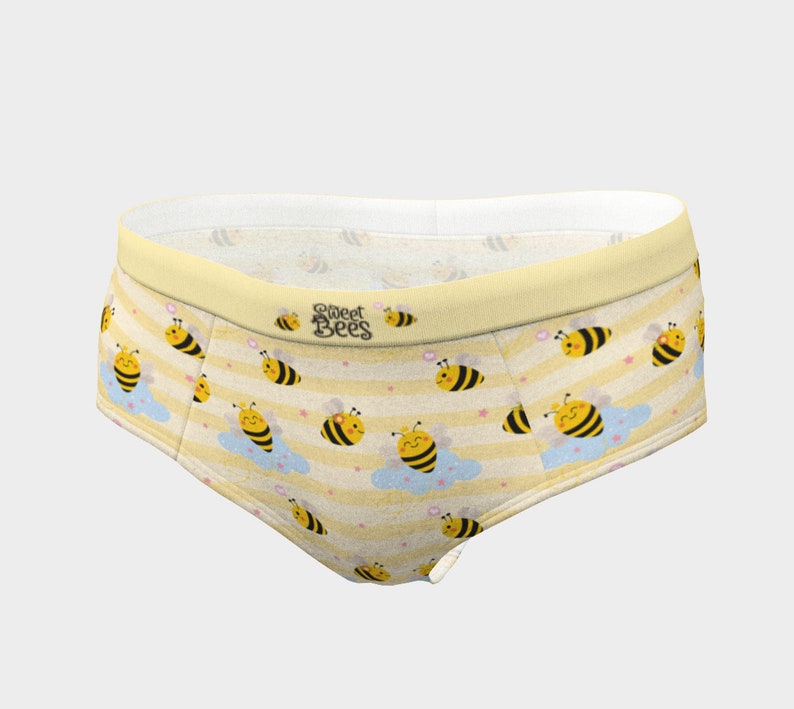 Honey Bees mid waist hipster cool graphic panties for women Etsy