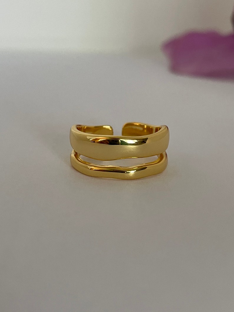18K Gold Vermeil Ring 50/% Off Promo SALE