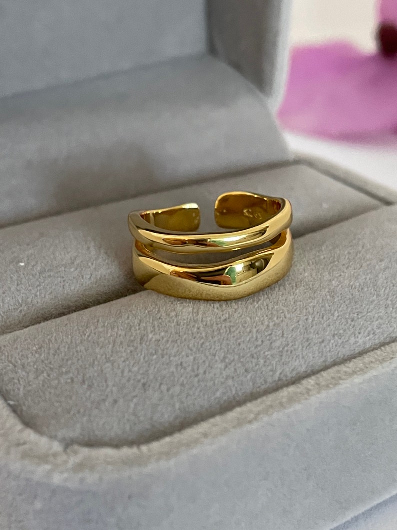18K Gold Vermeil Ring 50/% Off Promo SALE