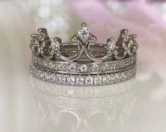 Queen Crown Ring Etsy