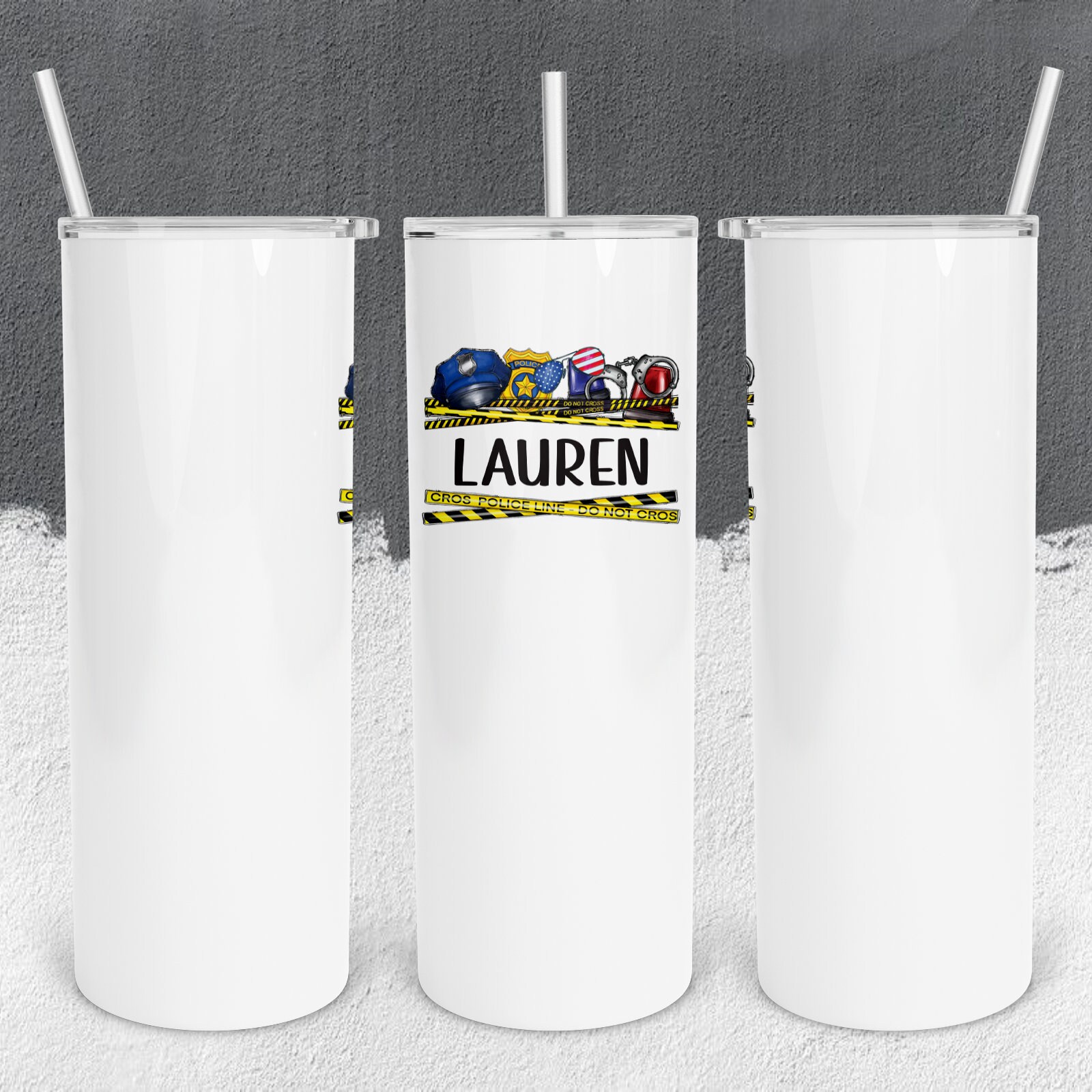 Deputy Sheriff Custom Laser Engraved Tumbler - First Responder Appreciation Gift 20 Oz