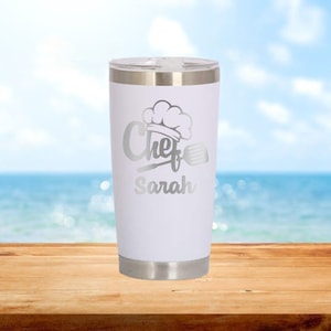 Personalized Chef Tumbler, Assistant Chef Cup, Gift for Dad, Gift for Husband, Grilling Dad Mug, Father’s Day Gift, Cook, Culinary School
