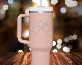 General Contractor Appreication Tumbler with Handle, 40oz Mug with Straw for Handy Man, Gift for Father's Day, Retirement Cup for Worker
