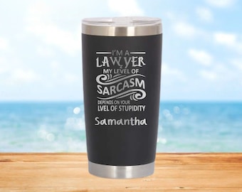 Customized Tumbler for Lawyers, Retirement, Gift for Judge, Gift for Staff, Attorney at Law, Men, Women, Paralegal Justice, Birthday,