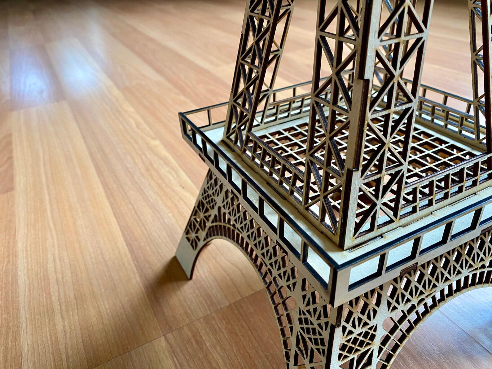 Wooden Eiffel Tower Project 2.7mm Etsy
