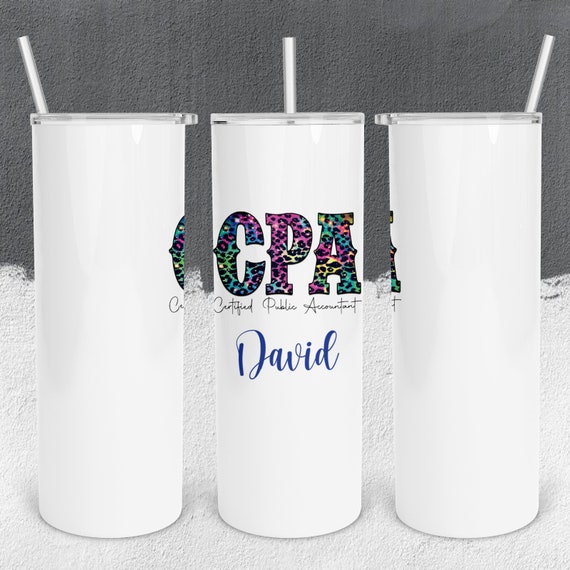 Personalized Tumbler for Bookkeeper, Retirement Gift for CPA, Employee of  the Month, Spreadsheet Worker, Cup Gift for Woman Accountant - Etsy
