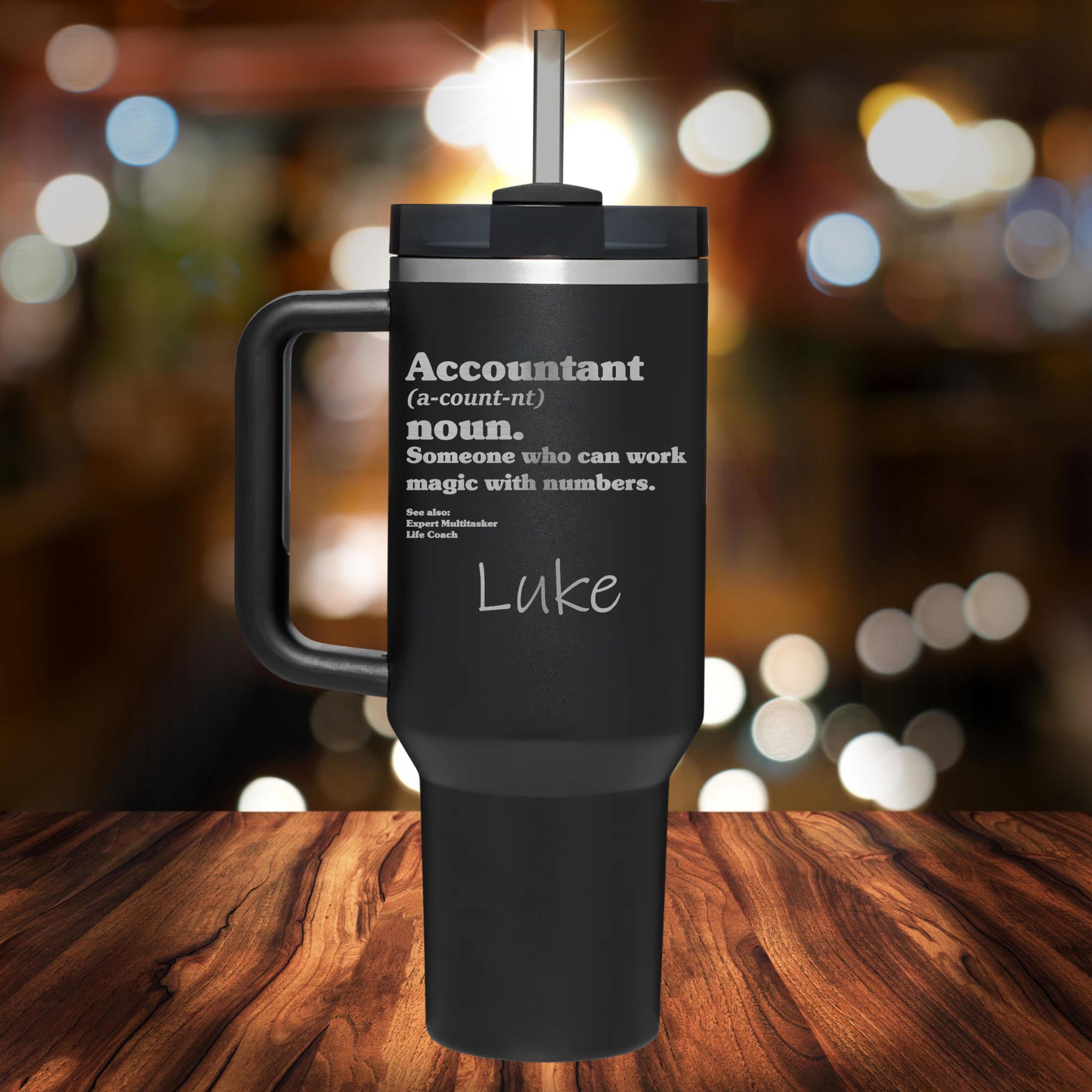 CPA Personalized Accountant Mug, 40oz Accountant Life tumbler, Spreadsheet 40oz Cup, Gift for Accounting Team, Staff Appreciation Tumbler