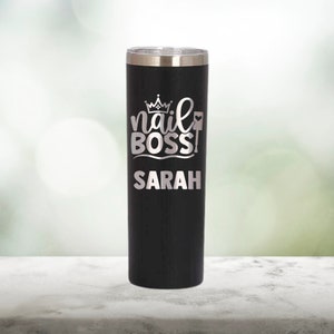 Customizable Tumbler for Nail Salon, Nail Technician, Gift for Nail Artist, Cup for Retirement, Gift for Manicurist, Nail Tech Appreciation