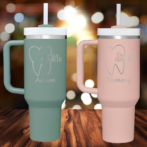 Orthodontist Laser Engraved Mug with Handle, Gift for Dental Surgeon, DMD, Appreciation Gift for Dental Staff, Retirement Gift for Dentist