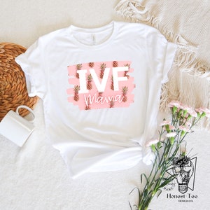 IVF Mom Neon Pineapple - PNG Diseño para Sublimación, FIV, Infertilidad, Sublimación del Embarazo Descarga instantánea