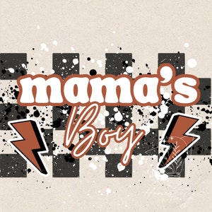 Mama's Boy and Mama's Bestie Graphic T-Shirt Trending Design Bundle x6- PNG for SUBLIMATION. Instant Download. Retro Edgy Grunge Design x8