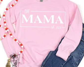 IVF Mama Mom opgericht 2023 Simple Line Art - PNG en svg voor sublimatie, IVF, onvruchtbaarheid, zwangerschapssublimatie Instant Download
