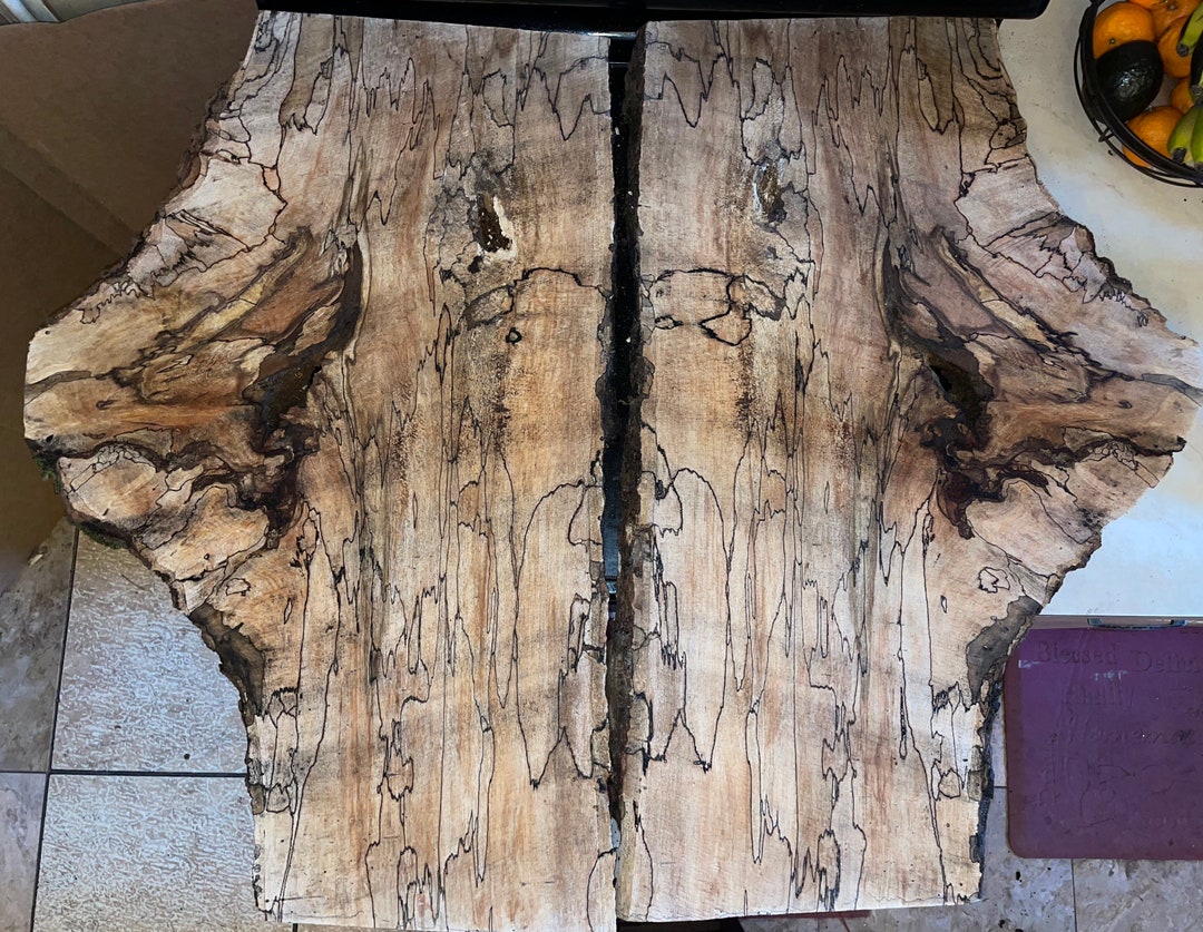 Spalted Maple Book Matched Set #1444 - Etsy