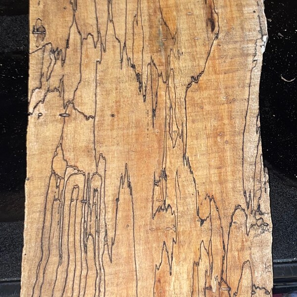 Custom listing for Susan Yin - Highly spalted thick cut hard maple #1314