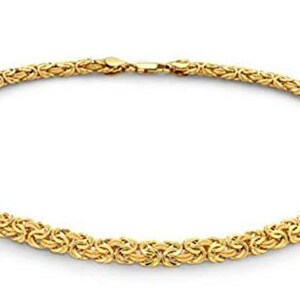 Byzantine Necklace in 14k Yellow Gold Solid-18