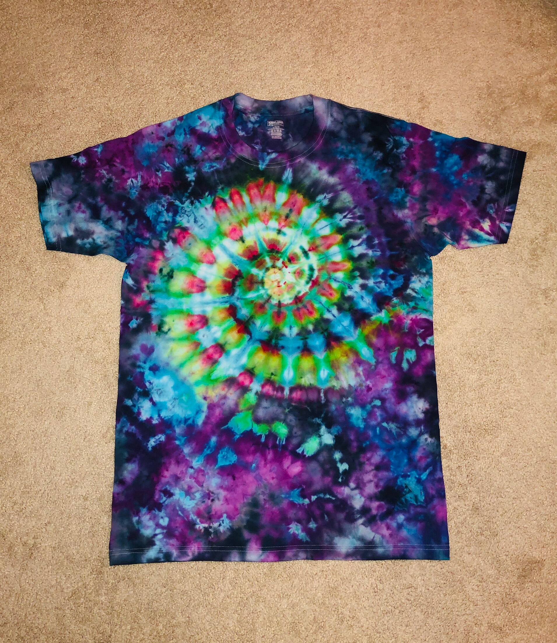 Center Swirl Galaxy TieDye Etsy