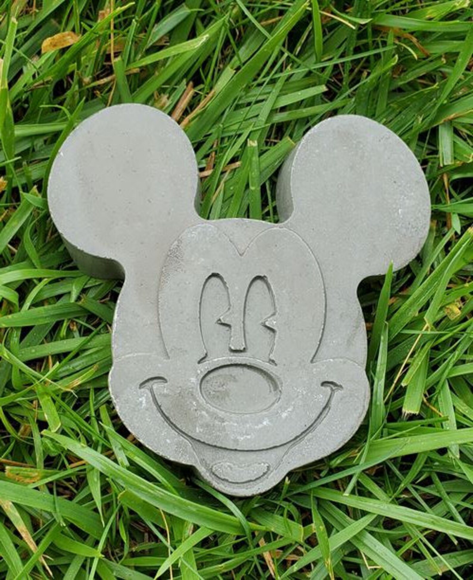 Small Concrete Mickey Mouse stepping stone Etsy