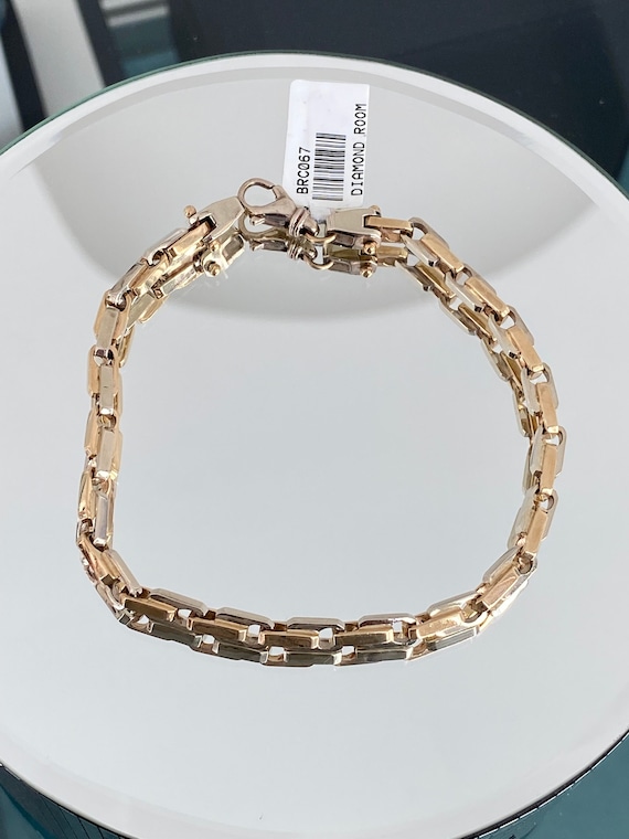 Chunky Chain Link Bracelet with Lobster Clasp