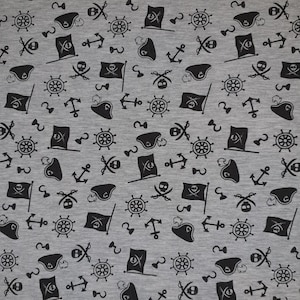 Pirate style stretch jersey fabric