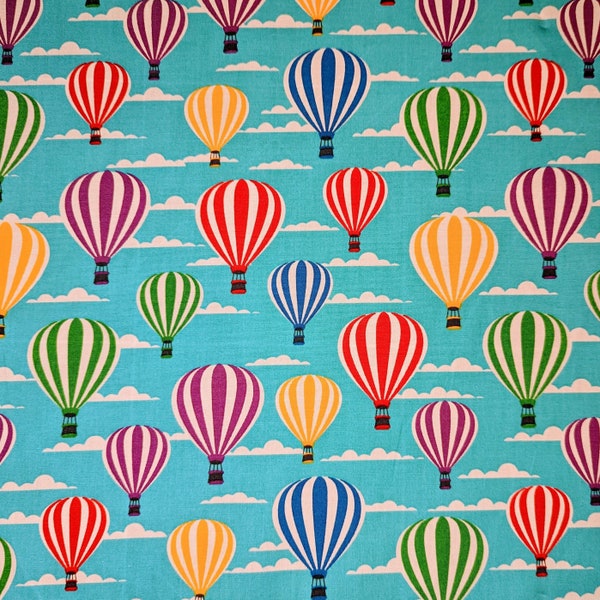 Hot Air Balloon Fabric Etsy UK