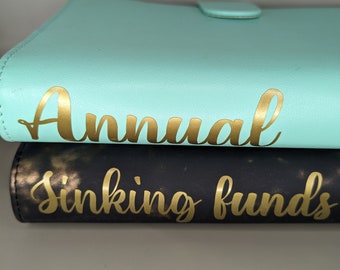 Budget Binder spine label, Money Management Planner label, Financial Tracker, Expense Tracker, Personal Finance Personalised Sticker
