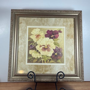 Kathryn White Floral Framed Art - Etsy