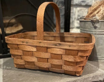 Vintage Market Basket - Collectible Baskets - Home Decor