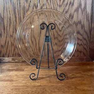 Pyrex 10” “High” Deep Dish Pie Plate Clear Glass Pyrex #210 Vintage Pie Pan 1950 - 1980’s Era Pyrex Ovenware