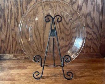 Pyrex 10” “High” Deep Dish Pie Plate Clear Glass Pyrex #210 Vintage Pie Pan 1950 - 1980’s Era Pyrex Ovenware