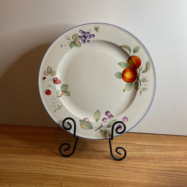 Vintage Savoir Vivre Luscious 12” Chop Platter - Fruit Design - Large Serving Plate