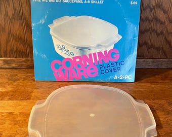 NOS Plastic Lid for Corning Ware A-2-B A-3-B Casseroles and A-8 Skillet