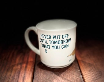 Vintage Sandra Boynton Mug - Made in Japan - Collectible Coffee Cup