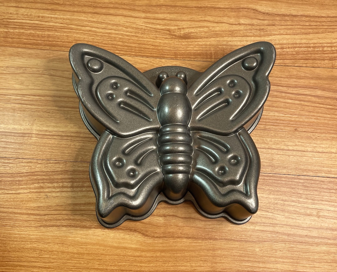 Nordic Ware Butterfly Cake Pan 8 Cup Bundt Cake Pan Kids Etsy