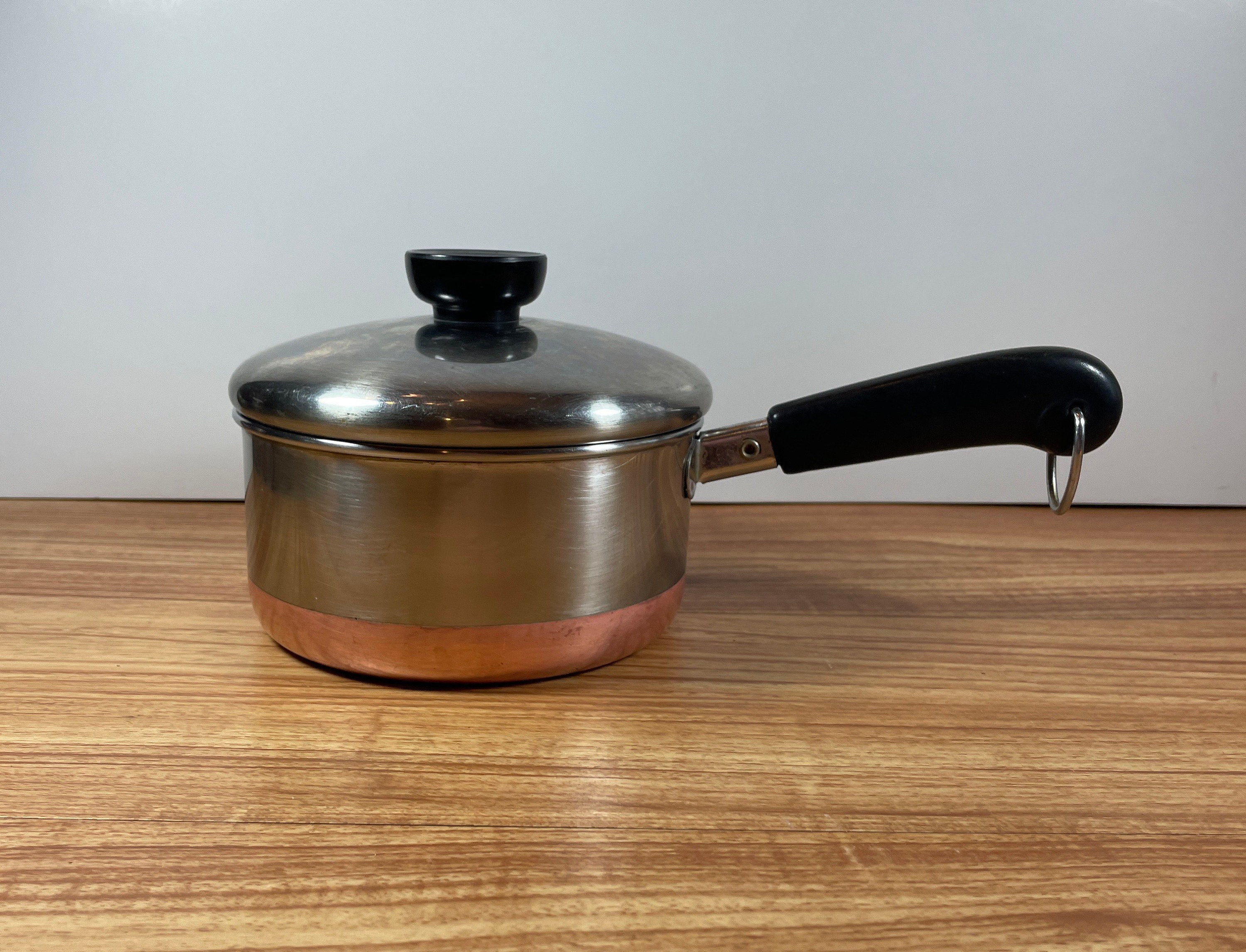 Scarce Revere Ware Copper Clad Stainless Steel Combination Pan