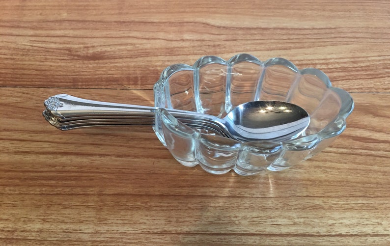 Vintage Princess House Crystal Silverware Holder Buffett Etsy