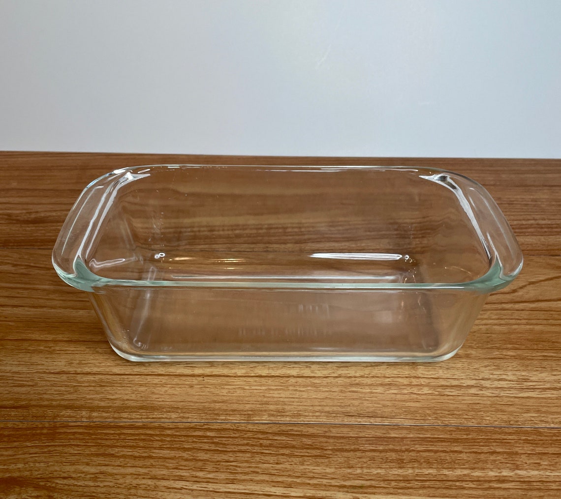 Vintage Pyrex Clear Glass Loaf Pan Collectible Pyrex Bread Pan | Etsy