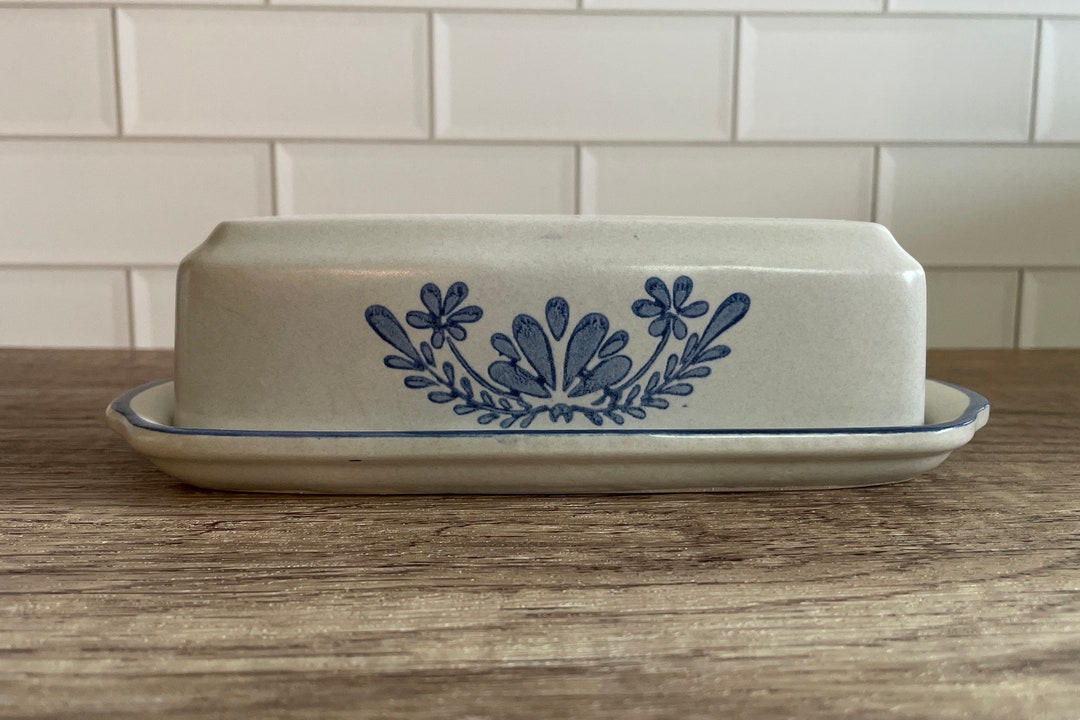 Pfaltzgraff Yorktowne Butter Dish Vintage Pfaltzgraff Mid Century