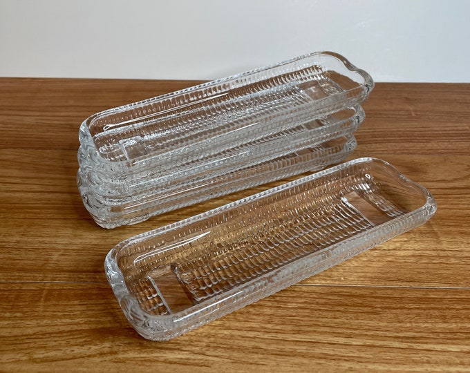 Vintage Teak Corn Cob Holder Set of 4 Etsy