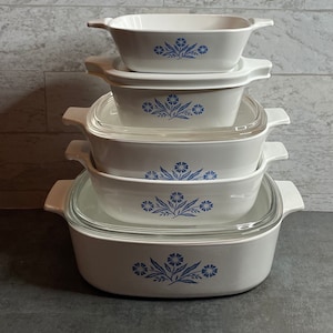 Beautiful 20pc Ceramic Non-Stick Cookware Set, Cornflower Blue by