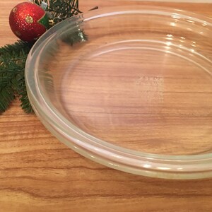 Set of 2 Pyrex 9” Pie Plate Pyrex #209 1.5 Quart Pie Plate  Clear Glass Vintage Pie Pan