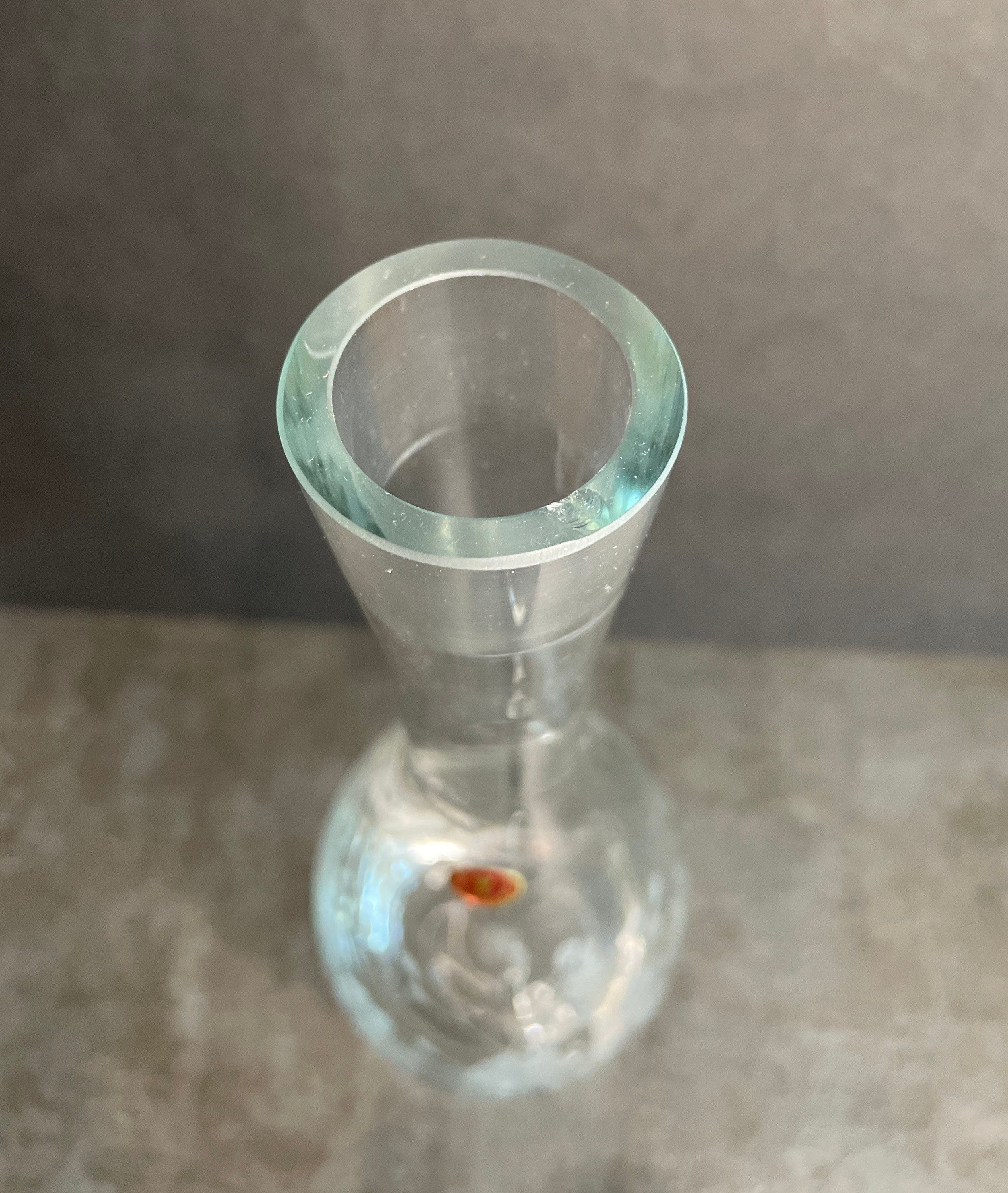 Vintage Floral Etched Crystal Wine Decanter Made in Romania Etsy